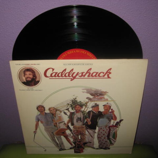 Rare Vinyl Record Caddyshack Original Soundtrack LP 1980 Kenny Loggins Chevy Chase Bill Murray Classic