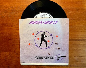 Duran Duran - A View to a Kill 7" 45 RPM 1985 Vinyl Record Single Soundtrack Hit Classic