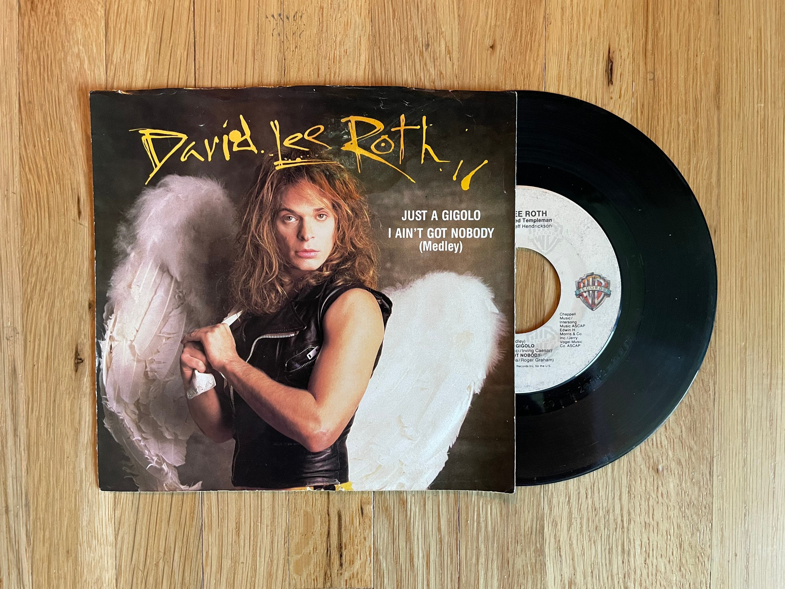 David Lee Roth Just A Gigolo 7 45 RPM Single 1985 - Etsy