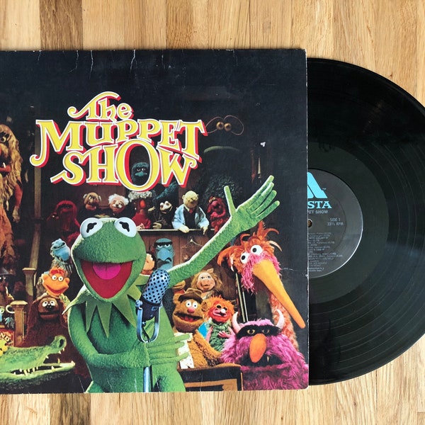 Vinyl Record Album The Muppet Show LP 1977 Children's Classic TV Jim Henson