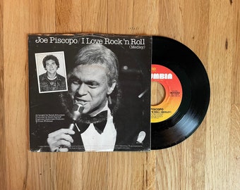 Joe Piscopo - I Love Rock 'n Roll Medley 7 inch 45 Single 1982 Vinyl Record SNL Cast Comedy