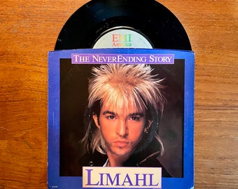 Limahl - The Neverending Story 7" 45RPM Vinyl Record Single 1984 Fantasy Classic