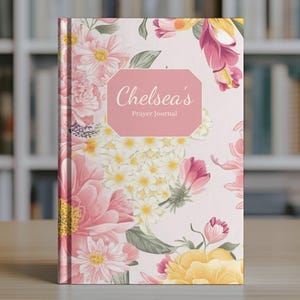 Diario de oración personalizado para mujeres, regalo para la esposa de un pastor, diario "Querido Dios", diario de gratitud, diario de estudio bíblico, cuaderno de iglesia