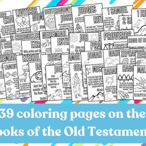 Books of the Old Testament Coloring Pages