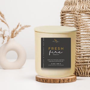 Fresh Fire | Scented Woodwick Candle