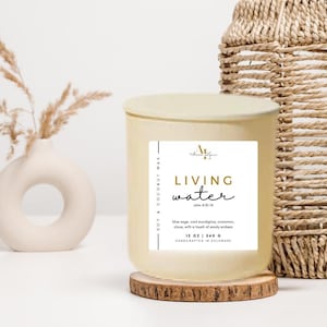Living Water | Scented Woodwick Candle