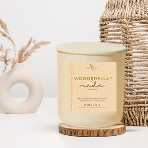 Wonderfully Made | Scented Woodwick Candle