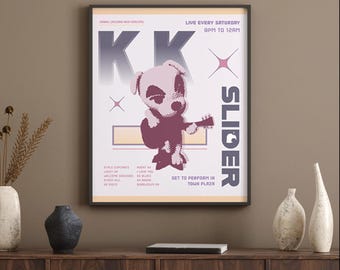 Grafika KK Slider, dekoracja pokoju gier Y2K (do pobrania w wersji cyfrowej)