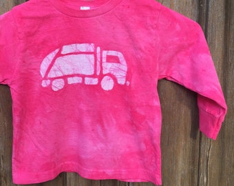 Pink Truck Shirt, Garbage Truck Shirt, Girls Truck Shirt, Boys Truck Shirt, Pink Boys Shirt, Pink Girls Shirt, Kids Truck Shirt (3T)