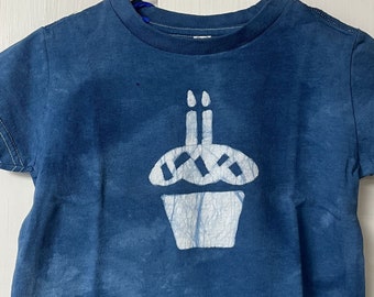 Second Birthday Shirt, Boys Second Birthday Shirt, Girls Second Birthday Shirt, Cupcake Birthday Shirt, Blue Birthday Shirt (2T)