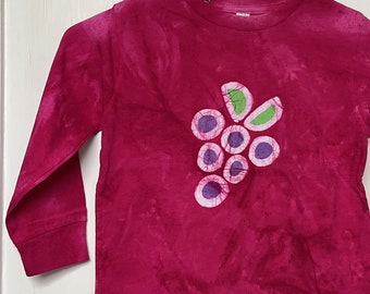 Kids Grape Shirt, Girls Grape Shirt, Boys Grape Shirt, Finger Lakes Wine Shirt, Napa Wine Shirt, Pink Grape Shirt (4/5)