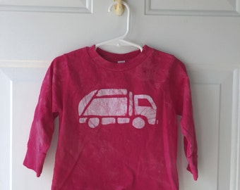 Garbage Truck Shirt, Red Truck Shirt, Kids Garbage Truck Shirt, Kids Truck Shirt, Boys Truck Shirt, Girls Truck Shirt, Long Sleeves (2T)