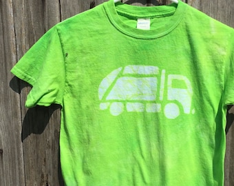 Garbage Truck Shirt, Boys Garbage Truck Shirt, Girls Garbage Truck Shirt, Kids Truck Shirt, Green Truck Shirt, Green Trash Truck Shirt (6)