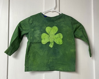 St. Patrick's Day Shirt, Shamrock Shirt, Kids St. Patrick's Day Shirt, Kids Shamrock Shirt, Irish Kids Shirt, Green Shamrock Shirt (3T)