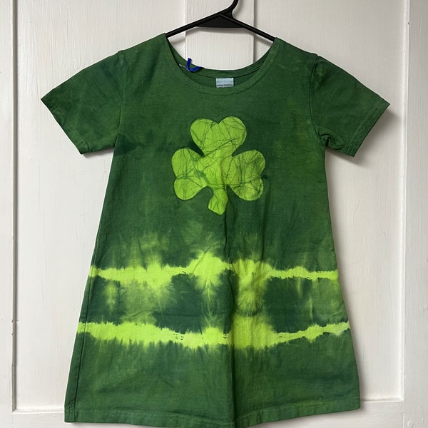 St. Patrick's Day Dress, Girls St. Patrick's Day Dress, St. Patrick's Day Girls Dress, Shamrock Girls Dress, Girls Shamrock Dress (6)