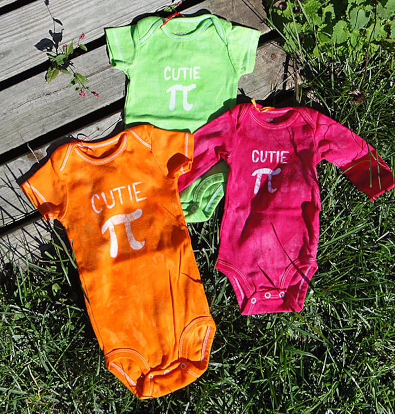 Pink Pi Day Baby Shirt 3 months Baby Girl Cutie Pi Cutie Pi Baby Bodysuit Hot Pink Cutie Pi Bodysuit Math Baby Gift Baby Girl Pi Day