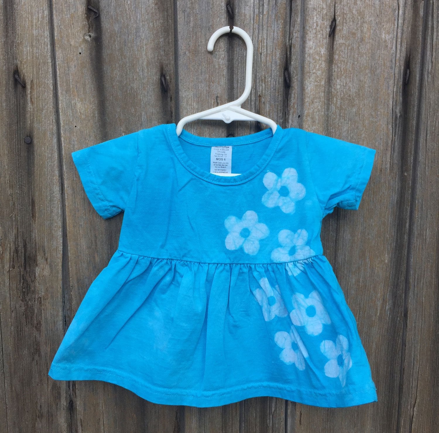 light blue baby dress