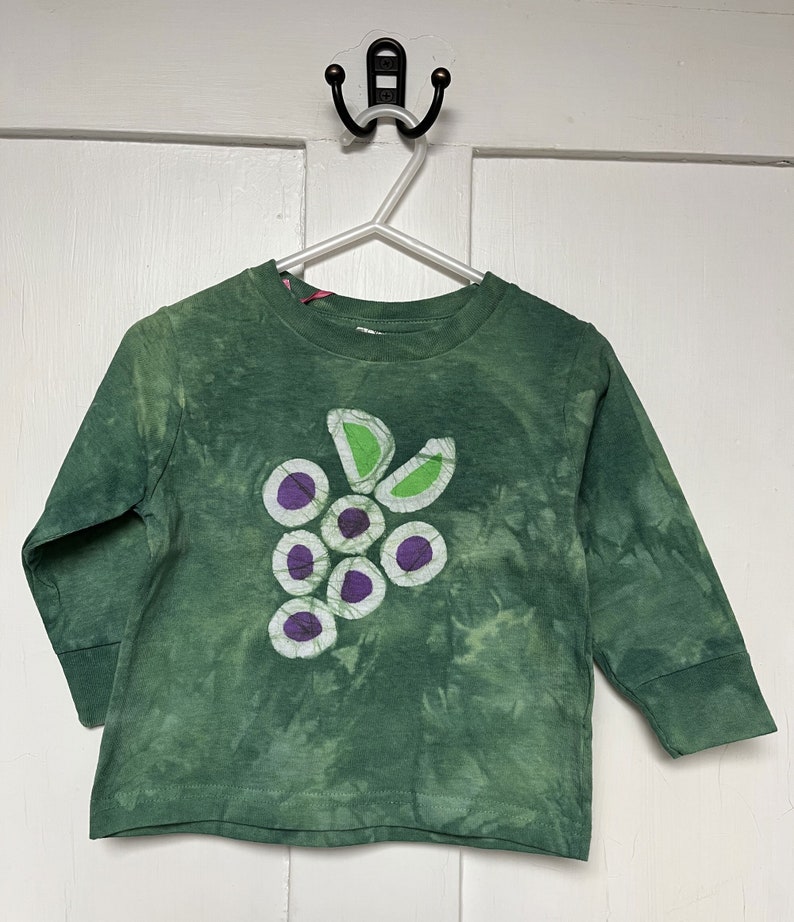 Kids Grape Shirt, Girls Grape Shirt, Boys Grape Shirt, Finger Lakes Wine Shirt, Napa Wine Shirt, Green Grape Shirt 18 months image 1