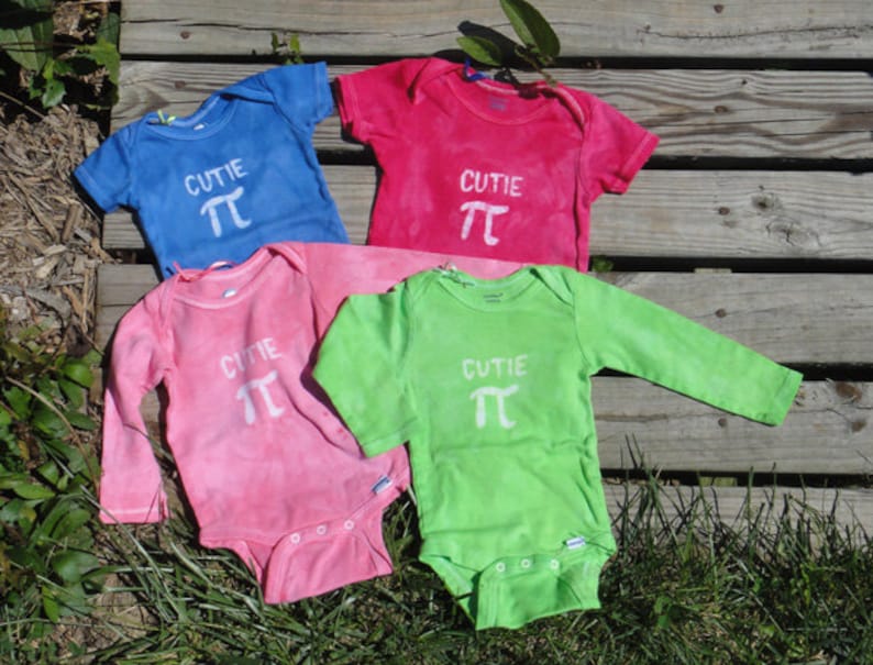 Pink Pi Day Baby Shirt 3 months Baby Girl Cutie Pi Cutie Pi Baby Bodysuit Hot Pink Cutie Pi Bodysuit Math Baby Gift Baby Girl Pi Day
