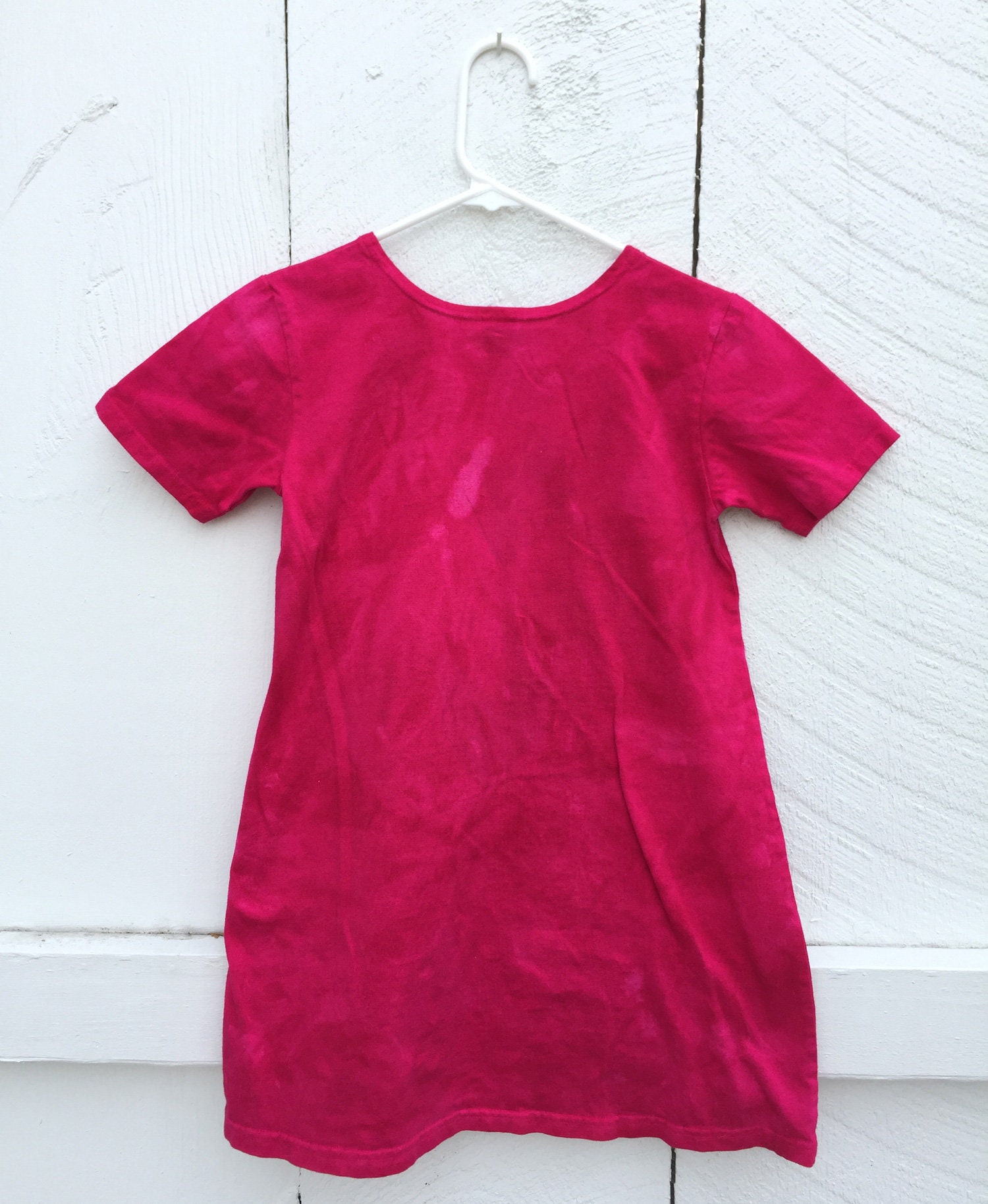 bright pink girls dress