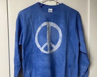 Kids Peace Sign Shirt, Blue Peace Sign Shirt, Boys Peace Sign Shirt, Girls Peace Sign Shirt, Kids Peace Shirt, Blue Peace Shirt (12)