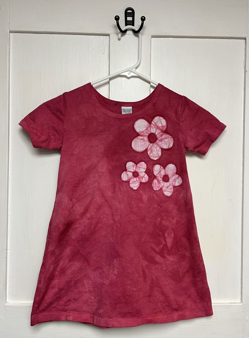 Flower Girl Dress, Red Flower Dress, Burgundy Girls Dress, Red Girls Dress, Flower Girl Gift, Easter Gift, Birthday Gift, Girls Tunic 6 image 1