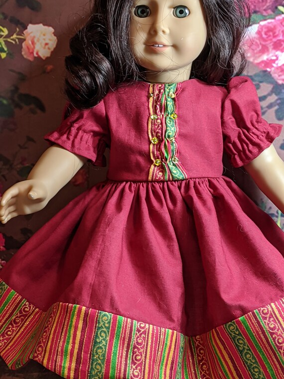 18 inch doll holiday dress Amazon.com: Playtime by Eimmie 18 Inch Doll Clothes and Accessories -  Christmas Holiday Dress with Matching Santa Hat & Shawl - Clothing Sets &  Stuff
