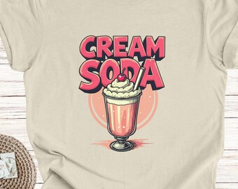 Cream Soda T-Shirt: Summer Vibes, Soda Lover Gift