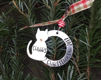 Gift For Cat Lover Gift For Pet Lover Christmas Gift With Family Names Personalized Christmas Ornament Custom Ornament Gift For Cat Lover Gift For Pet Lover Christmas Gift With Family Names Personalized Christmas Ornament Custom Ornament