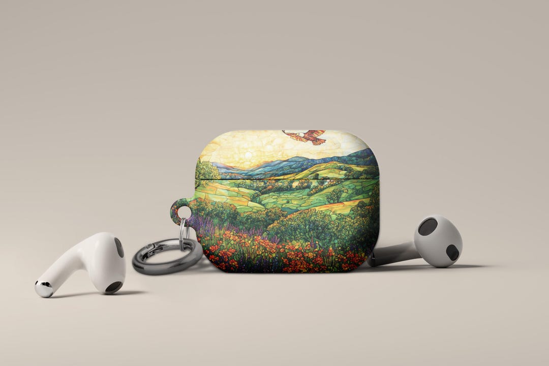 Nature Landscape Airpods Case, Scenic Mountain View Cover, Artistic ...