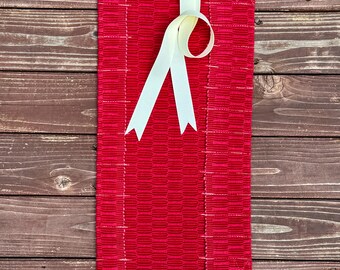 Waldorf Stockmar Crayon Roll Holder 24 Beeswax Crayons | Red