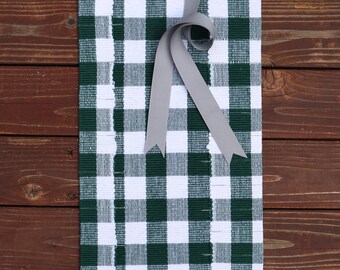 Waldorf Stockmar Crayon Roll Holder 24 Beeswax Crayons | Green and White