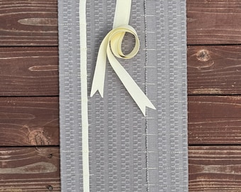 Waldorf Stockmar Crayon Roll Holder 24 Beeswax Crayons | Gray