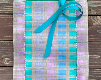 Waldorf Crayon Roll | Holds 12 Stockmar Beeswax Block Crayons | Pastel Tones