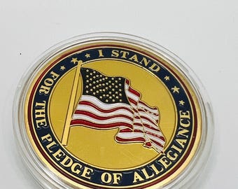 Challenge Coin - USA - Pledge of Allegiance- Collector’s Edition Coin