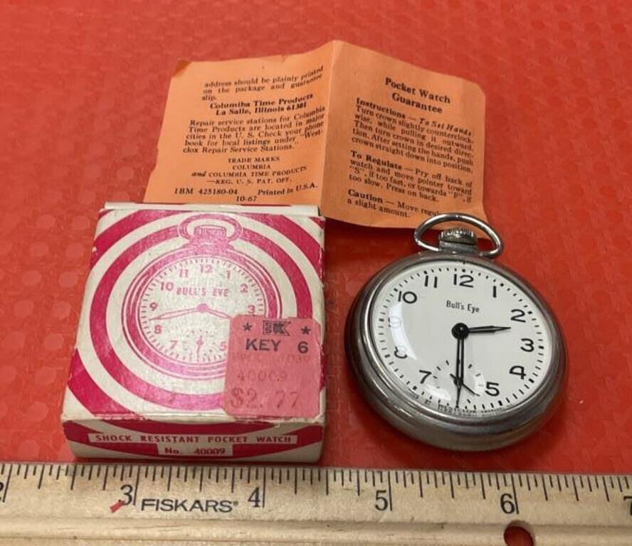 可動品】1920年代 Westclox社製 自動車用時計