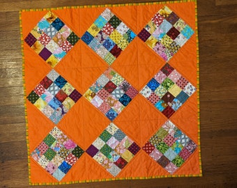 Farmers Market Baby Quilt - Carrot