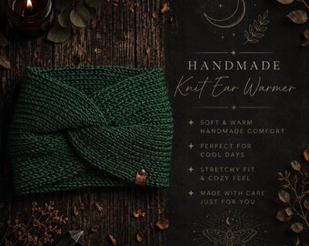 Knitted Twisted Turban Headband – Cozy, Soft, & Stylish
