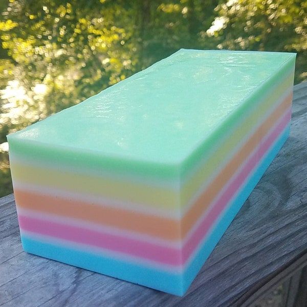 Luau Shea Butter Soap Loaf, Handmade Soap, Wholesale Soap, Soap Bars