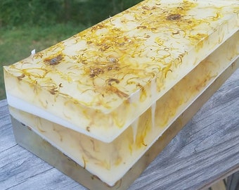 Sunflower Honey Calendula Soap, Floral Scented,