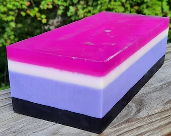 Black Raspberry Vanilla Soap Loaf, Handmade Soap, Shea Butter Soap, Wholesale Soap, Soap Bars