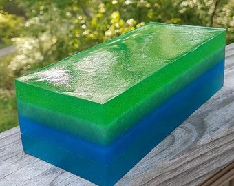 Southern Breeze Glycerin Soap Loaf, handmade wholesale soaps, bar soaps