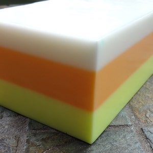 Candy Corn SoapDough Stamp 3D Printed