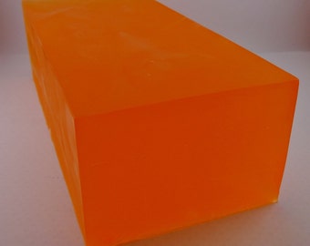 Mango Papaya Glycerin Soap Loaf, BESTSELLER, handmade soap, wholesale soap, soap bars, made to order