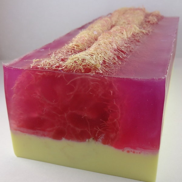 Loofah Soap Loaf - Raspberry Lemonade