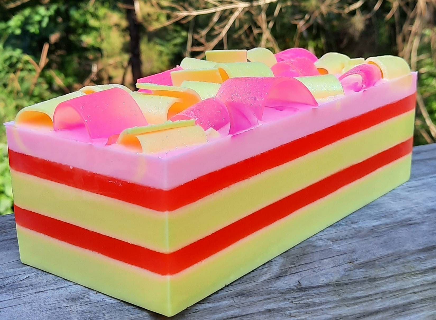 Raspberry Lemonade Soap Loaf - FREE SHIPPING