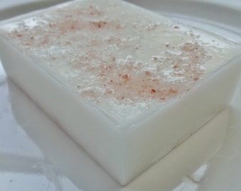 Pink Himalayan Salt Bar Soap, Handmade Soap, Salt Soap, Bar Soap,