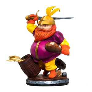 Chibi Volstagg 3D miniature from the Warriors Three