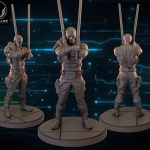 Galen Marek 3D printed miniature 40mm/Shatterpoint Scale/Star Wars