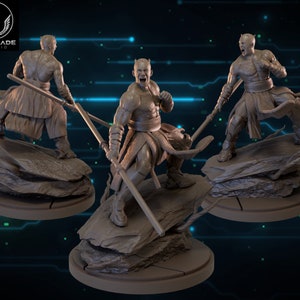 Miniatura stampata in 3D Maul da 40 mm/Scala Shatterpoint/Star Wars